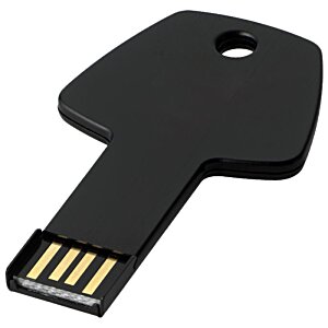 Additional Image 1 - a black key shaped usb stick