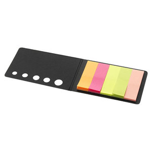 Additional Image 2 - a black rectangular object with several colored paper notes