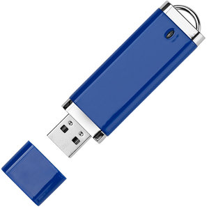 Additional Image 3 - a blue usb flash drive