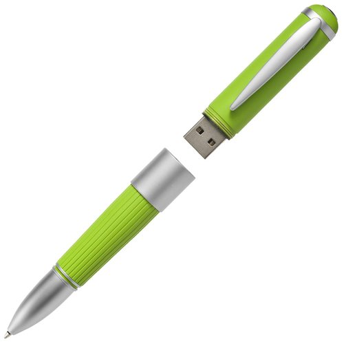 Additional Image 1 - a green pen with a silver cap