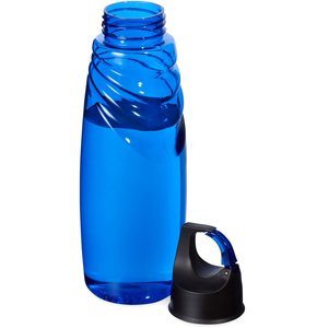 Additional Image 6 - a blue water bottle with a black cap