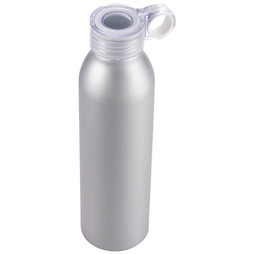 Additional Image 1 - a silver bottle with a white cap