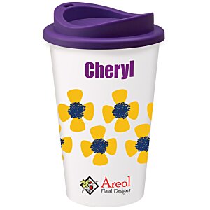 Additional Image 4 - a white cup with purple lid