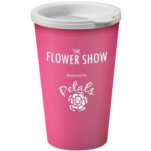Additional Image 2 - a pink cup with white text