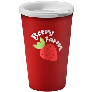 Additional Image 5 - a red cup with a strawberry logo