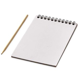 Additional Image 1 - a spiral bound notebook and a pencil