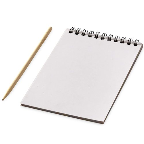 Additional Image 1 - a spiral bound notebook and a pencil