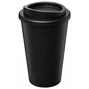 Additional Image 1 - a black coffee cup with a lid
