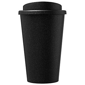 Additional Image 2 - a black plastic cup with a lid