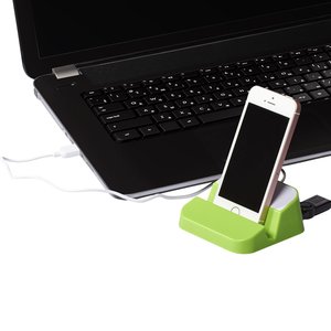 Additional Image 3 - a cell phone in a charging dock