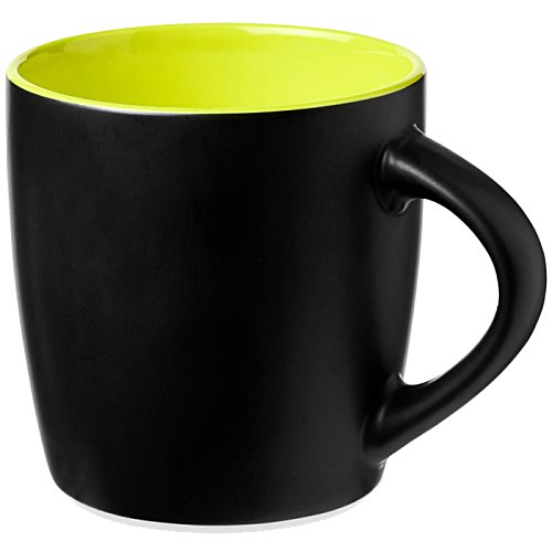 Additional Image 2 - a black and yellow coffee mug