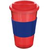 View Image 4 of 11 of DISC Americano Travel Mug - Translucent - Mix & Match with Grip