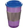 View Image 7 of 11 of DISC Americano Travel Mug - Translucent - Mix & Match with Grip