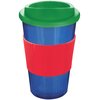 View Image 8 of 11 of DISC Americano Travel Mug - Translucent - Mix & Match with Grip