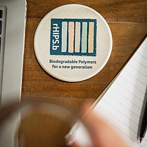 DISC Biodegradable Round Coaster Image 2 of 3