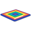 View Image 8 of 15 of DISC Double Sided Square Coaster - Colours