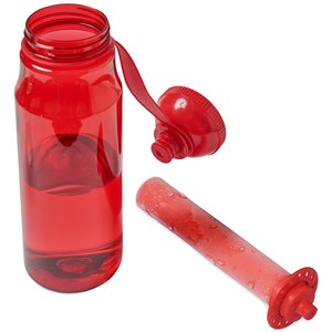 Additional Image 1 - a red water bottle with a red cap