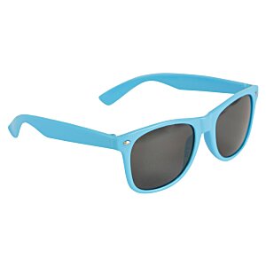 Additional Image 4 - a blue sunglasses with black lenses