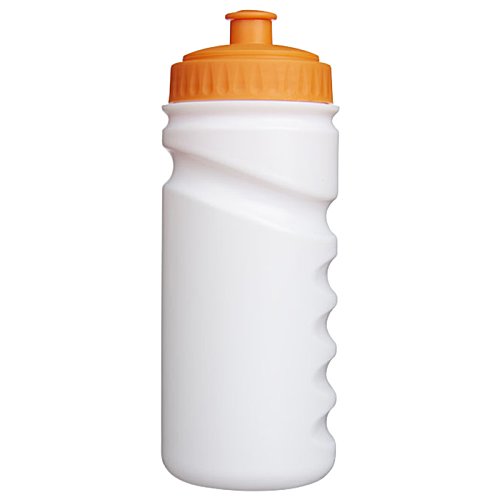 Additional Image 1 - a white and orange plastic water bottle