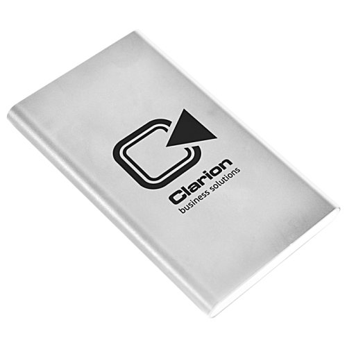 Additional Image 4 - a white rectangular object with a black and grey logo
