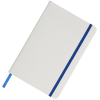 View Image 4 of 4 of Spectrum White Medium Notebook - Debossed