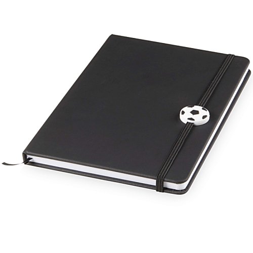 Additional Image 4 - a black notebook with a logo