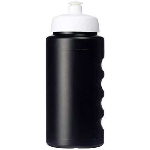 Additional Image 3 - a black water bottle with a white cap