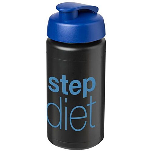 Additional Image 1 - a black and blue bottle with blue text