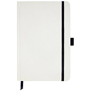 Additional Image 3 - a white notebook with black band