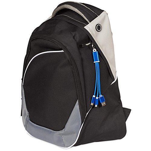 Additional Image 1 - a black and grey backpack