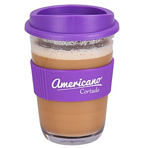Additional Image 1 - a cup of coffee with a purple lid