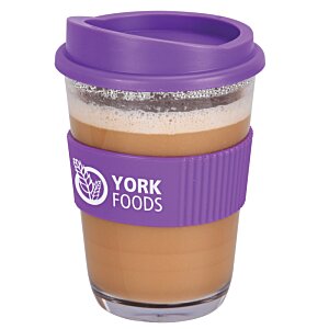 Additional Image 3 - a coffee cup with a purple lid