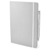 a white book on a white background