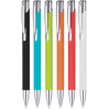 a group of pens in different colors