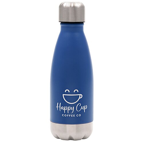 Additional Image 3 - a blue and silver water bottle