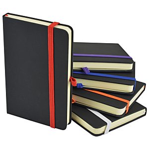 Additional Image 1 - a stack of notebooks with a red stripe