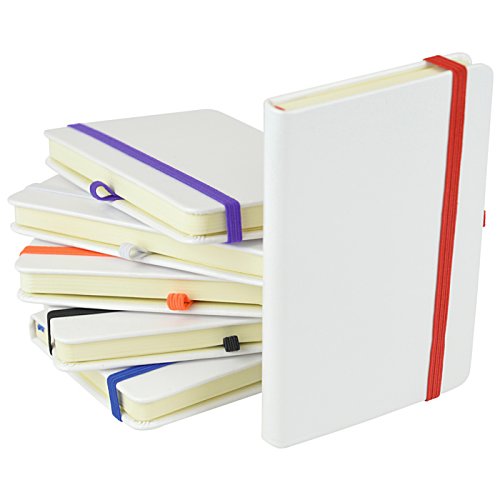 Additional Image 1 - a stack of books with a red and blue strip