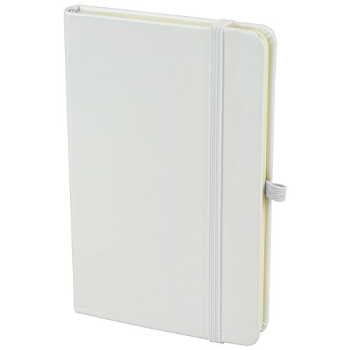 Additional Image 3 - a white notebook with a metal clasp
