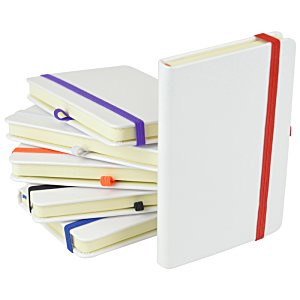 Additional Image 1 - a stack of books with a red and blue strip