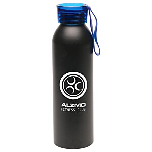 Additional Image 2 - a black bottle with a blue lid