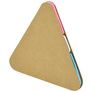 Additional Image 1 - a triangle shaped object with a pink and blue strip
