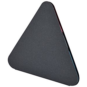 Additional Image 2 - a black triangle with red and black text