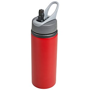 Additional Image 2 - a red and grey water bottle