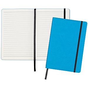 Additional Image 2 - a blue notebook with black band