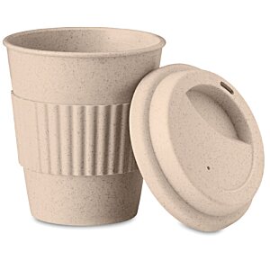 Additional Image 1 - a white plastic cup with a lid