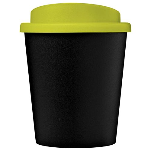 Additional Image 1 - a black and yellow cup with a green lid