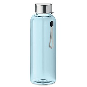 Additional Image 3 - a blue water bottle with a silver lid