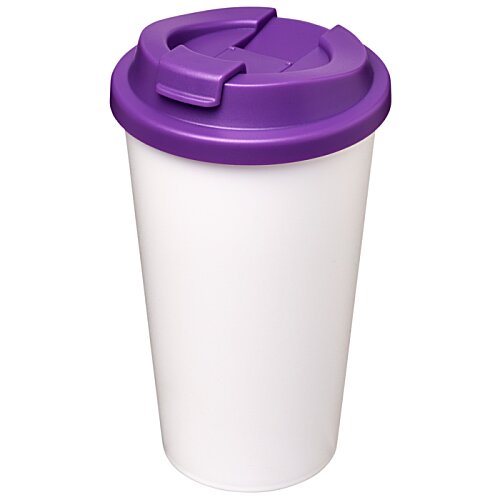 Additional Image 5 - a white and purple coffee cup