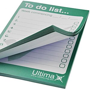 Additional Image 1 - a green and white notepad