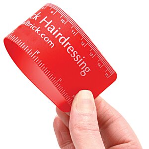 Additional Image 2 - a hand holding a red plastic wristband